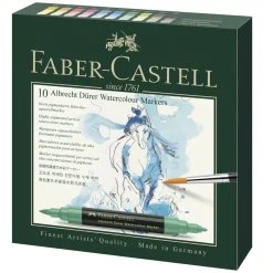 Faber-Castell A.Dürer watercol. marker 10st | Akvarell- & Vattenfärgspennor