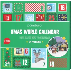 Barn Panduro Iron Beads Adventskalender Xmas World – 6800 pärlor + tillbehör för att pärla en vintervärld!
