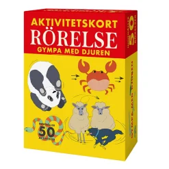 Tukan forlag Aktivitetskort: Gympa med djuren | Barn Spel