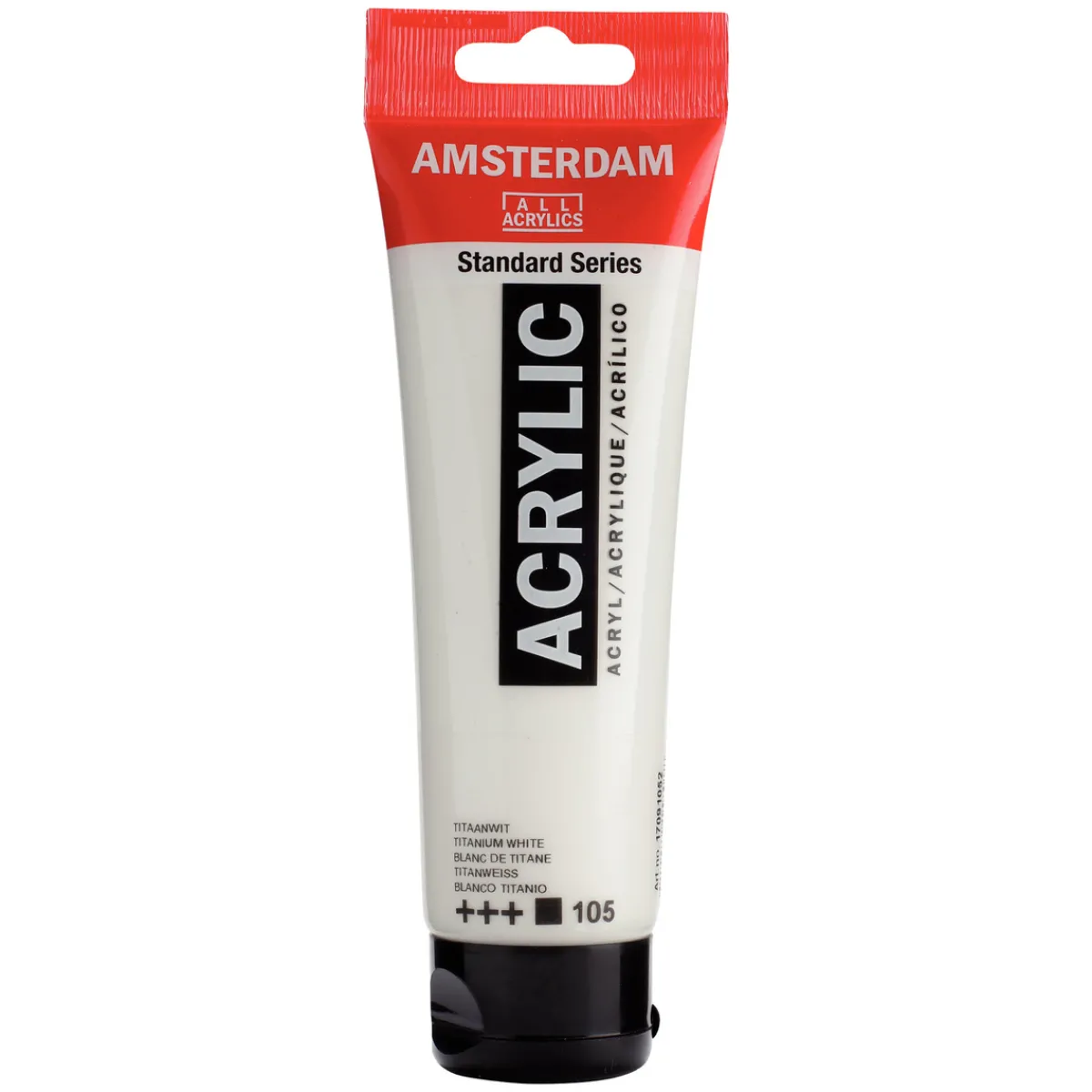 Amsterdam Acrylic akrylfärg 120 ml Titanium White 105 | Akrylfärger