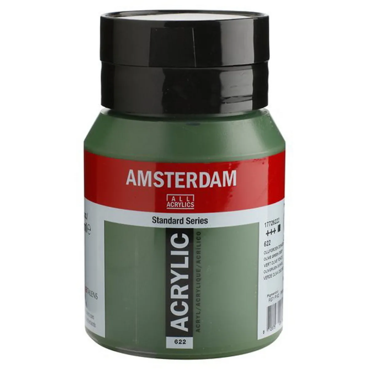 Amsterdam Acrylic akrylfärg 500 ml Olive Green Deep 622 | Akrylfärger