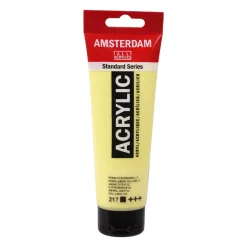 Amsterdam Acrylic akrylfärg 120 ml Permanent Lemon Yellow 217 | Akrylfärger