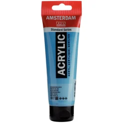 Amsterdam Acrylic akrylfärg 120 ml Kings Blue 517 | Akrylfärger