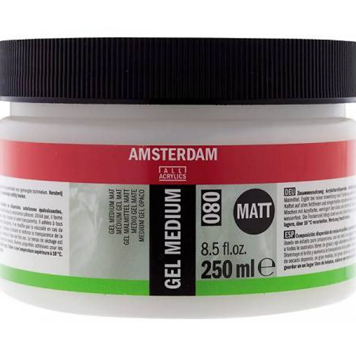 Amsterdam Gel Med Matt 250ml | Målarmedier