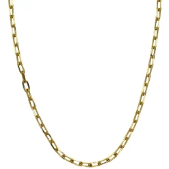 Panduro Jewellery Ankarkedja 1 m – mässing, pläterad med 9 karat guld