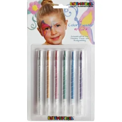 Barn Eulenspiegel Ansiktskritor Twister Pearl 6p