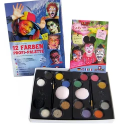 Barn Eulenspiegel Ansiktsmålning kit maskerad