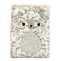Barn Panduro Hobby Anteckningsbok mjuka och fluffiga snöleoparden! A5, 80 linjerade ark
