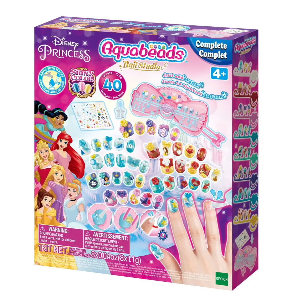 AquaBeads Disney Princess Nail Studio - din egen nagelsalong | Barn Året Om