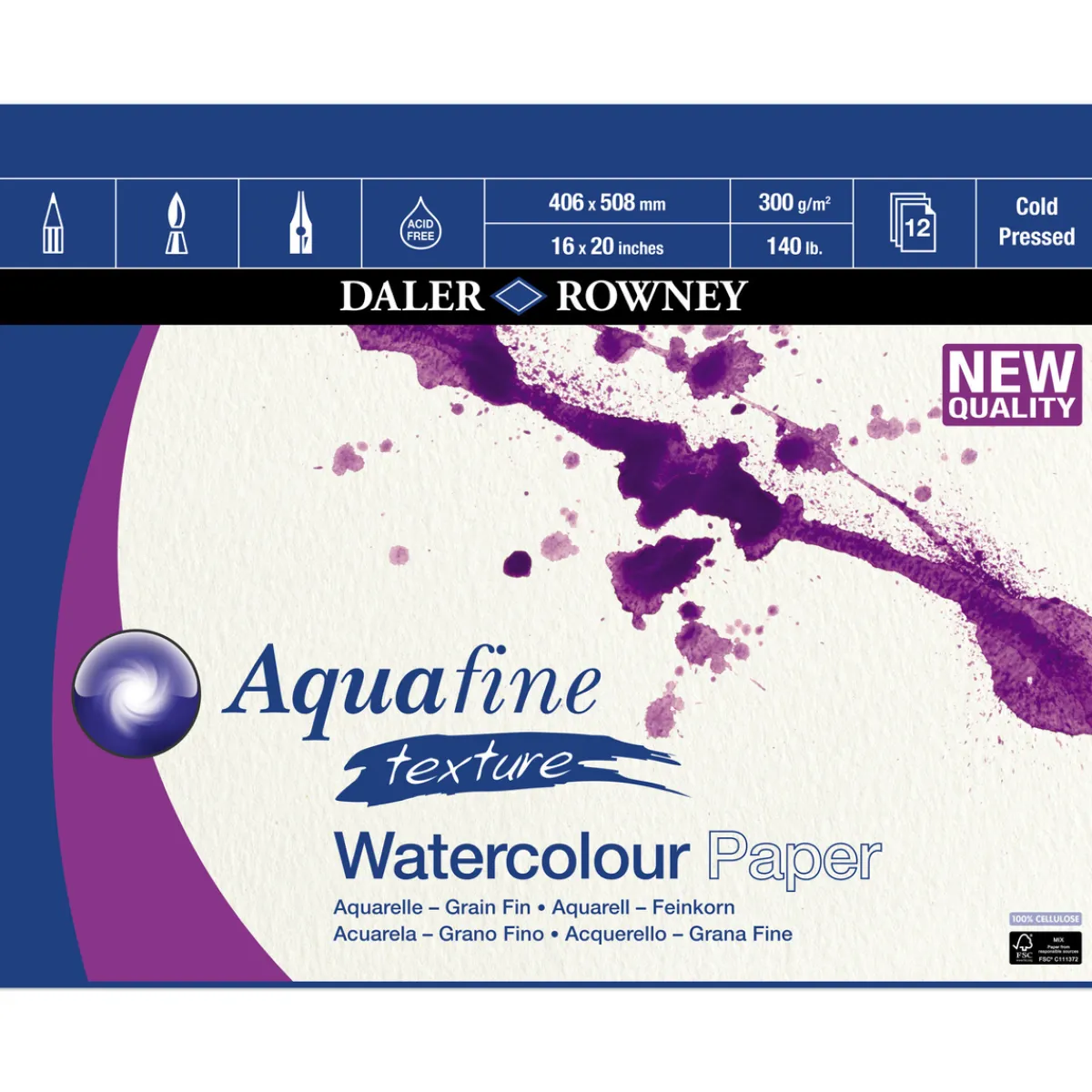 Daler-Rowney Aquafine Block 508x406 mm