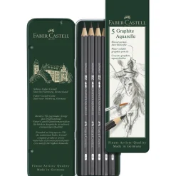 Faber-Castell Aquarelle grafitpennor 5 st