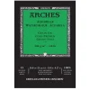 Arches akvarellblock GF, CP, A5 – 148×210 mm, 12 ark, 300 g/m² | Akvarellblock