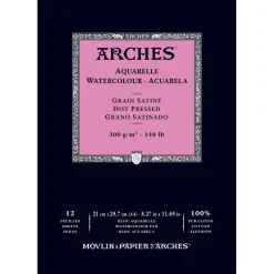 Arches akv.block GS A4 300g | Akvarellblock