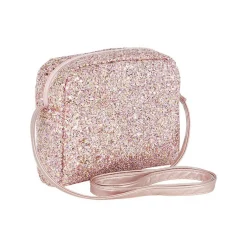 Mimi & Lula Axelremsväska - Rosa glitter | Barn Accessoarer