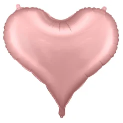 PartyDeco Ballong 61×53 cm – rosa hjärta, perfekt för alla hjärtans dag & valentines | Barn Ballonger