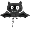 Barn Amscan Ballong med stor svart fladdermus 104×60 cm – perfekt till halloween-festen