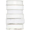 Panduro Hobby Bandmix i vitt, 12 mm breda och 2 meter långa – 6-pack