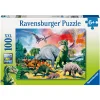 Ravensburger Barnpussel 100 Among Dinosaurs | Barn Barnpussel