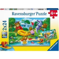 Ravensburger Barnpussel 2x24 Bear Family | Barn Barnpussel