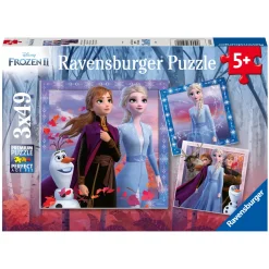 Barn Ravensburger Barnpussel 3x49 Frozen
