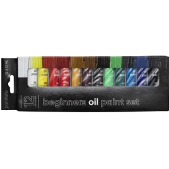 Panduro Hobby Beginners Oil Paint, oljefärger för nybörjare 12×12 ml | Oljefärger