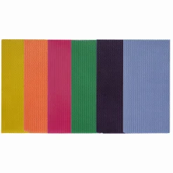 Panduro Hobby Bivaxkakor för ljustillverkning, 6 st. ark i mixade basfärger – 19,5×34 cm | Ljus