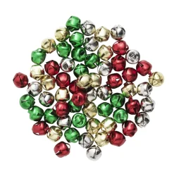 Panduro Hobby 64 bjällror bjällerklockor i en härlig julmix Ø6 mm