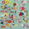 Barn Panduro Hobby Bling Dots havsmotiv, diamond painting för barn 8+ år – massor av färgglada fiskar 20×20 cm