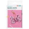 Barn Panduro Hobby Bling Dots Rosett nyckelring kit – pärla en gnistrande rosett, 8,2×6 cm