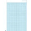 Oklassificerat Block med millimeterrutor i blått för ritningar m.m. A4 – 210x297 mm, 50 ark