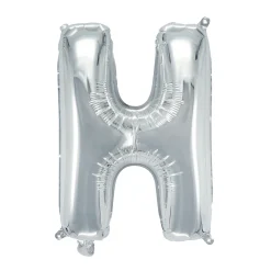 Barn Panduro Hobby Bokstavsballong H silver 32 cm