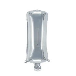 Panduro Hobby Bokstavsballong I silver 32 cm | Barn Ballonger
