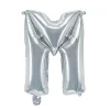 Barn Panduro Hobby Bokstavsballong M silver 32 cm