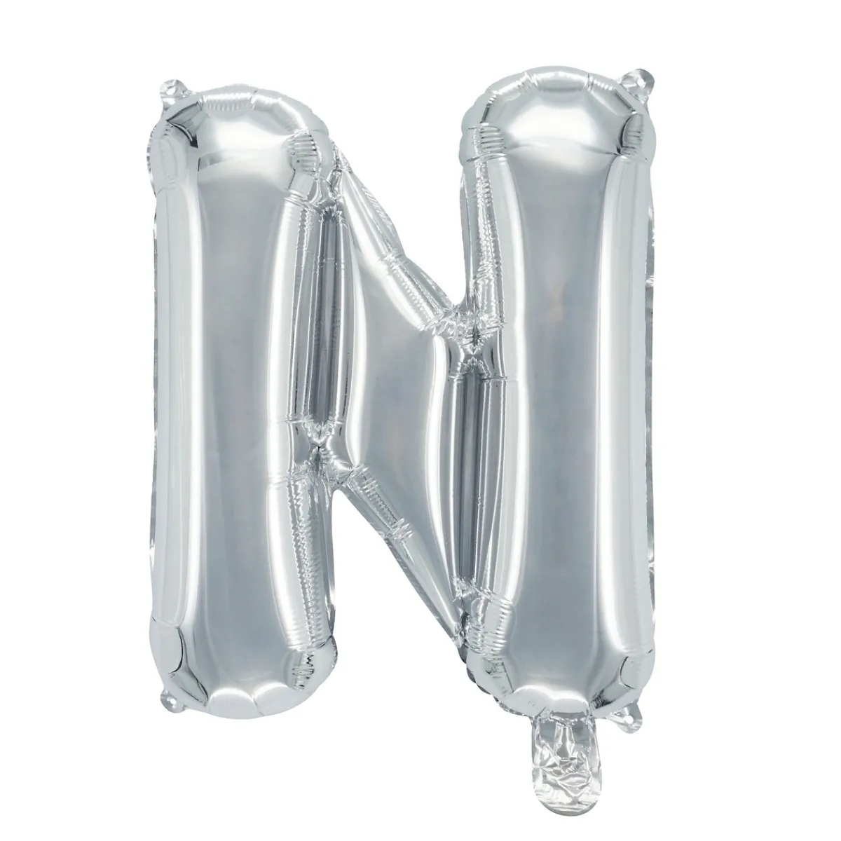 Panduro Hobby Bokstavsballong N silver 32 cm | Barn Ballonger