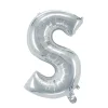 Panduro Hobby Bokstavsballong S silver 32 cm | Barn Ballonger