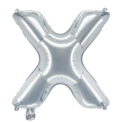 Barn Panduro Hobby Bokstavsballong X silver 32 cm