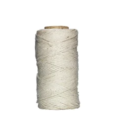 Roliba Bomullsnöre 1 mm 45 m natur | Snören & Snoddar