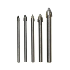Panduro Hobby Borr, keramikborr för keramik och lergods, 5 st. Ø4, 5, 6, 8 och 10 mm