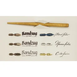 Brause kalligrafi set natur 6p