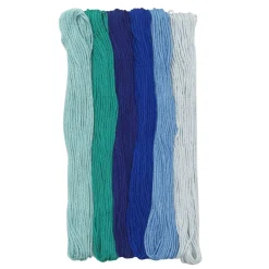 Panduro Hobby Broderigarn blå 6 st/8 m | Broderitråd