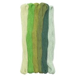 Panduro Hobby Broderigarn grön 6 st/8 m