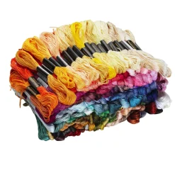 Panduro Hobby Broderigarn 250-pack – 250 nystan, 250 färger! Längd 8 meter | Broderitråd