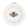 Panduro Hobby Broderikit bi Ø20 cm – brodera ett glänsande bi fullt med pärlor