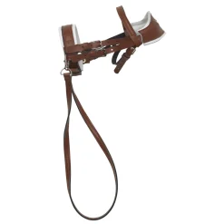 Barn Panduro Hobby Brunt ergonomiskt träns med tyglar till käpphäst och hobby horse