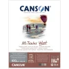 Canson Mi-Teintes Velvet pastellblock Grey Tones, 24×32 cm, 12 ark, 430 g/m² | Block