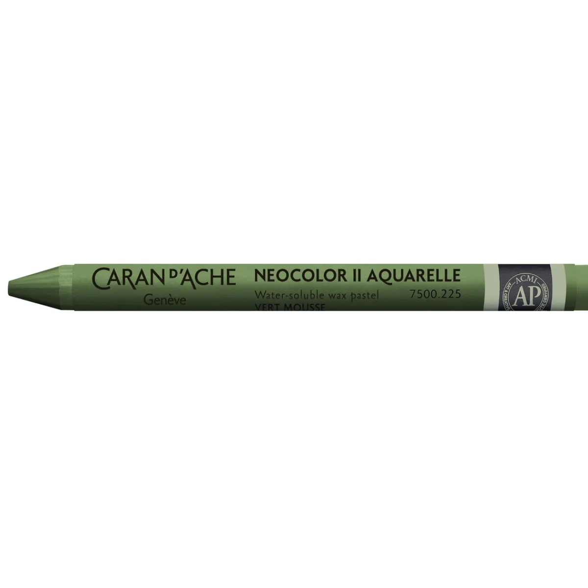 CDA Caran D Ache Caran d'Ache akvarellkrita Neocolor II 225 Moss Green | Kritor