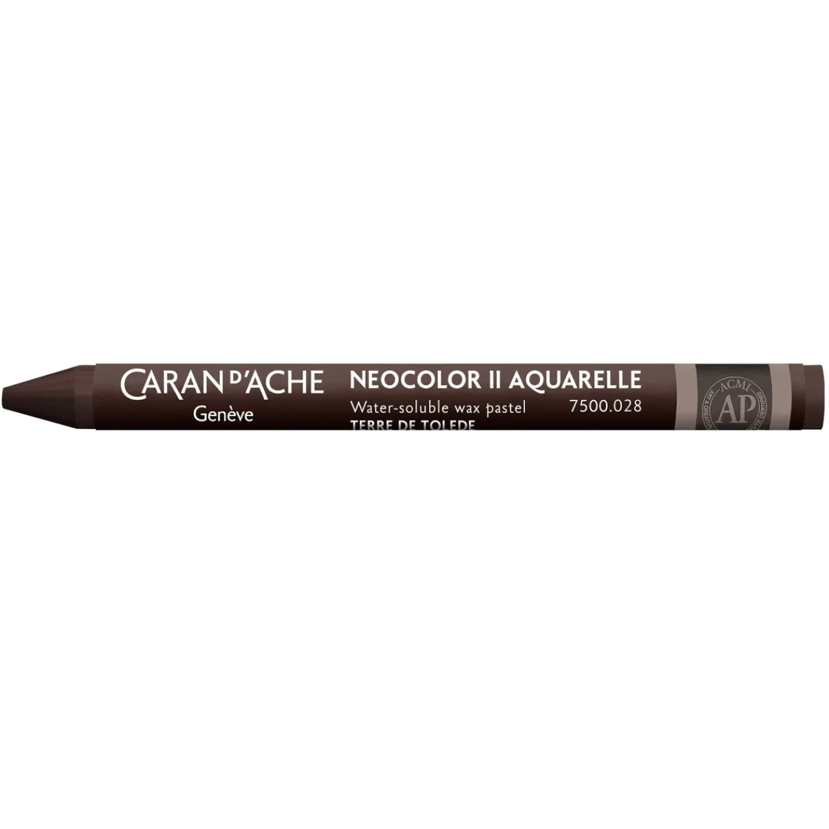 CDA Caran D Ache Caran d'Ache akvarellkrita Neocolor II 028 Toledo Brown | Kritor