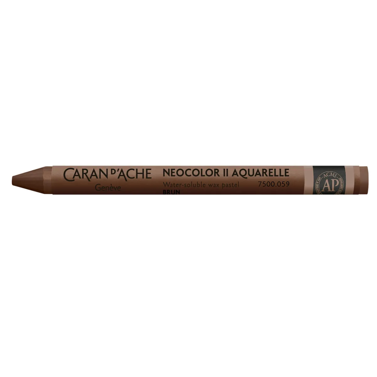 CDA Caran D Ache Caran d'Ache akvarellkrita Neocolor II 059 Brown | Kritor