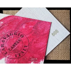 CaraVaggio målarduk 508, 210 cm bred, 100% jute, extra grov gräng, 500 g/m² | Målarduk Metervara