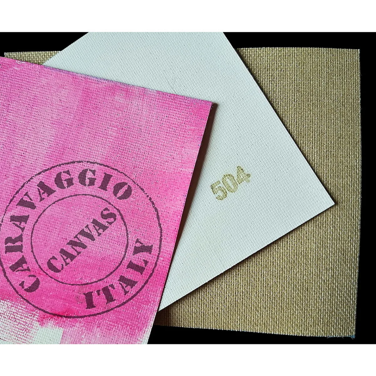 CaraVaggio målarduk 504, 160 cm bred, 100% polyester, fin gräng, 215 g/m² | Målarduk Metervara